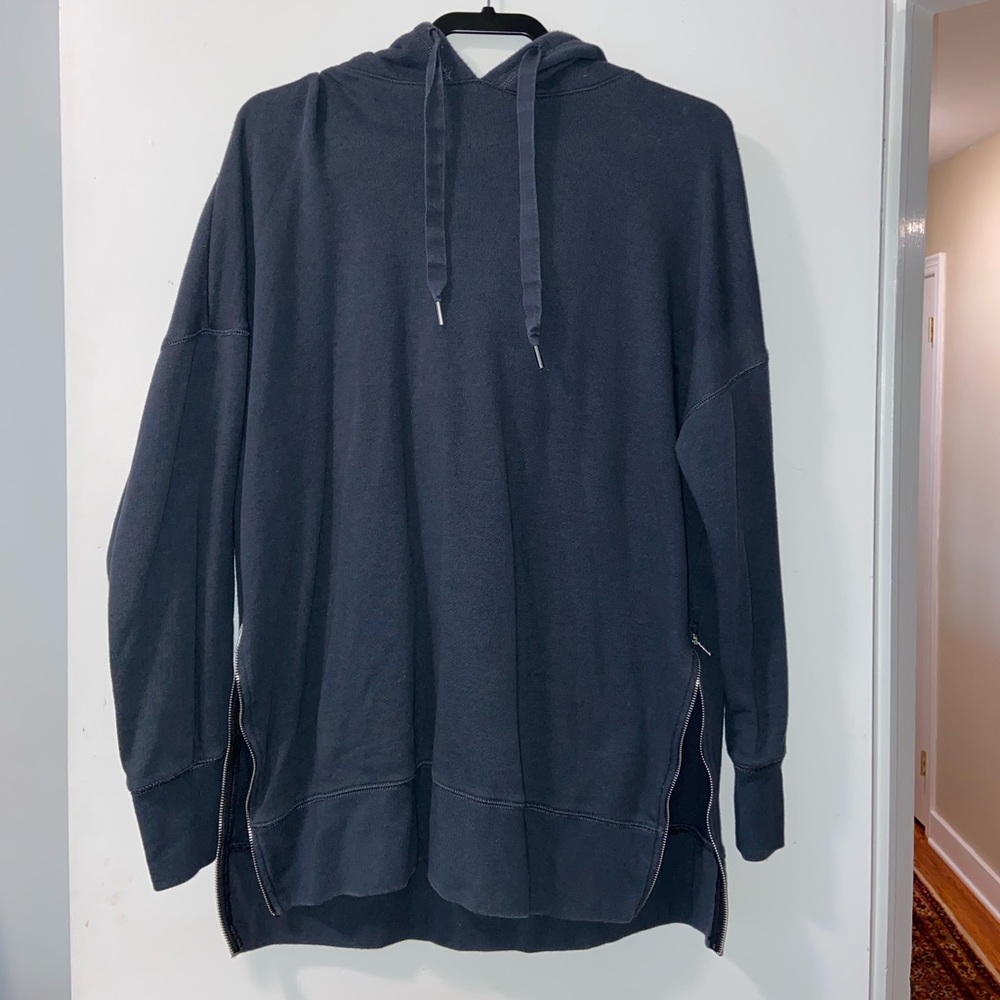 Aerie hooded sweatshirt with side zipper detail